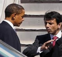 Jindal expresses dissatisfaction to Obama  over limited Federal aid for tropical storm Isaac