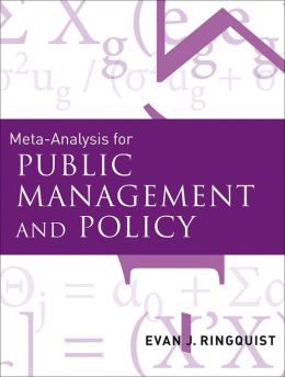 Book Review: Meta-Analysis for Public Management and Policy