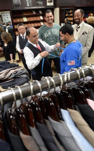 “Tailor-To-The-Stars” Presents $50,000 Worth of Overcoats, Suits, Jackets to the Doe Fund