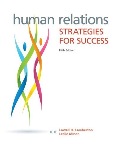 Book Review: Human Relations: Strategies for Success, 5th edition