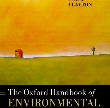 Book Review: Oxford Handbook of Environmental and Conservation Psychology