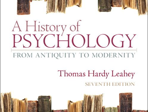 Book Review: A History of Psychology – From Antiquity to Modernity, 7th edition