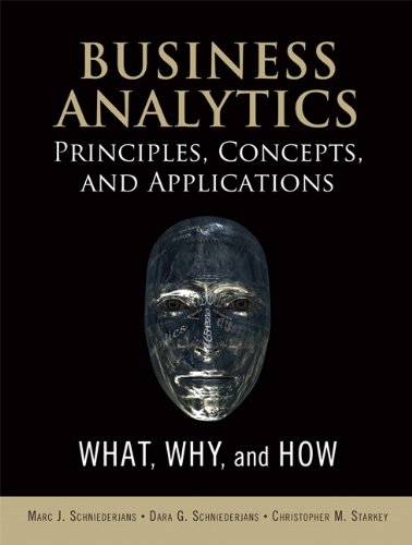 Book Review: Business Analytics: Principles, Concepts, and Applications: What, Why and How
