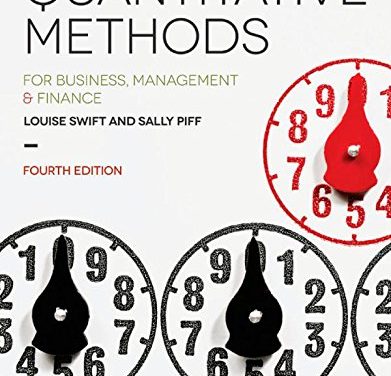 Book Review: Quantitative Methods for Business, Management and Finance, 4th edition